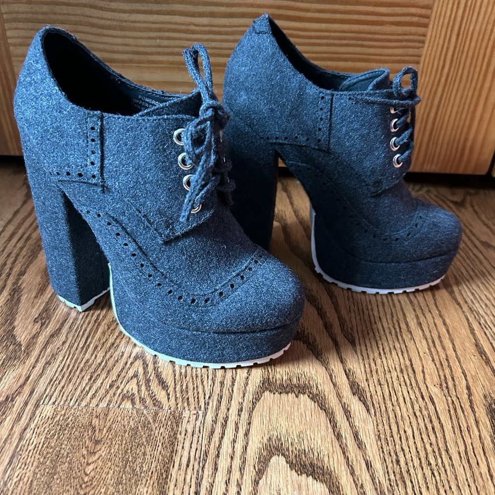 Jeffrey Campbell - Pomeroy Platform Oxford Heels